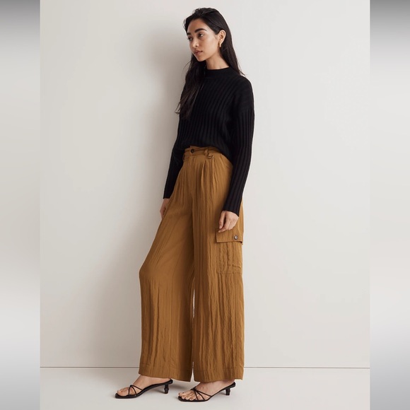 MWT Madewell The Harlow Wide-Leg Cargo Pant - Size 0 - Picture 3 of 9